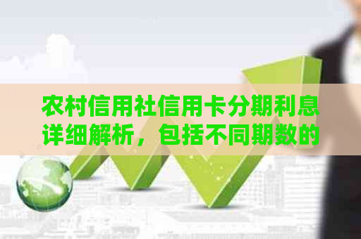 农村信用社信用卡分期利息详细解析，包括不同期数的利率比较与计算方法