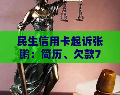 民生信用卡起诉张鹏：简历、欠款7000,开庭真实吗？