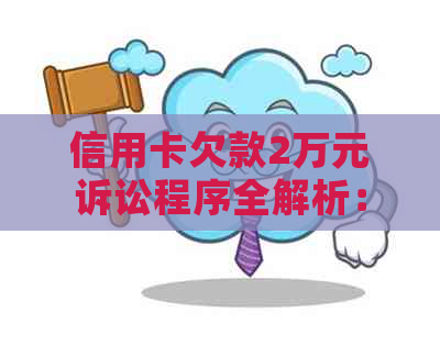 信用卡欠款2万元诉讼程序全解析：如何应对、解决和避免逾期利息和法律责任