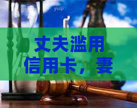 丈夫滥用信用卡，妻子面临财务困境，该如何解决？