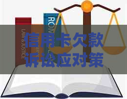 信用卡欠款诉讼应对策略：如何避免数额大的起诉并解决还款问题