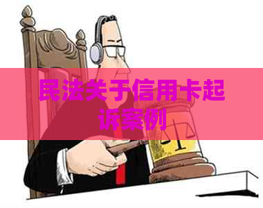 民法关于信用卡起诉案例