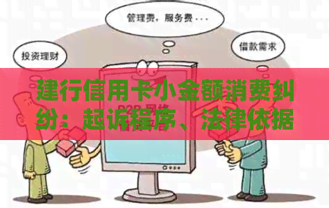 建行信用卡小金额消费纠纷：起诉程序、法律依据及应对策略全面解析