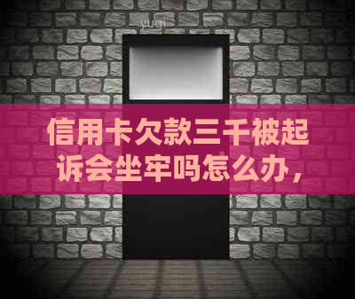 信用卡欠款三千被起诉会坐牢吗怎么办，欠信用卡三千被起诉有什么后果