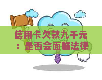 信用卡欠款九千元：是否会面临法律诉讼的挑战？