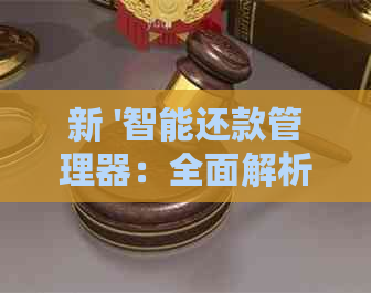 新 '智能还款管理器：全面解析信用卡债务，一键解决还贷难题'