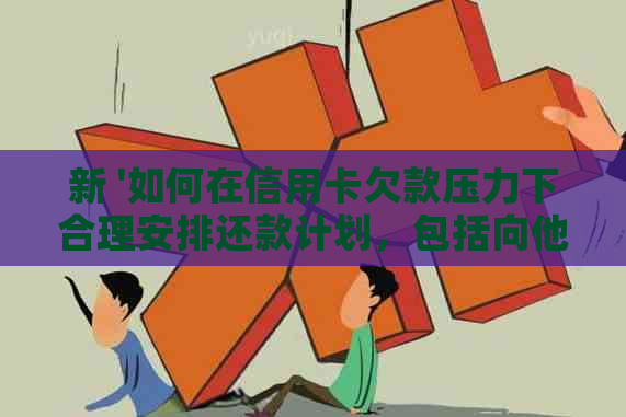 新 '如何在信用卡欠款压力下合理安排还款计划，包括向他人借款'