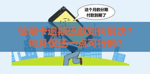 信用卡逾期还款如何解决？每月仅还一点可行吗？