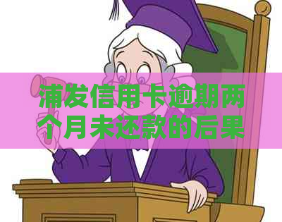 浦发信用卡逾期两个月未还款的后果及解决办法，您了解吗？