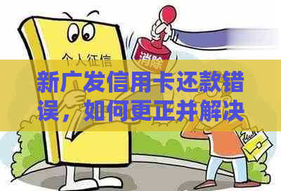 新广发信用卡还款错误，如何更正并解决问题？