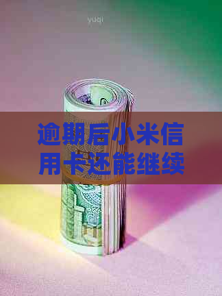 逾期后小米信用卡还能继续使用吗？如何解决逾期问题并办理新信用卡？