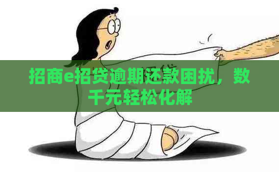 招商e招贷逾期还款困扰，数千元轻松化解