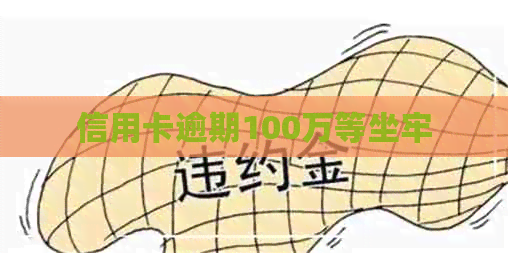 信用卡逾期100万等坐牢