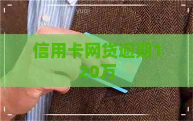 信用卡网贷逾期120万