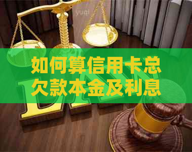 如何算信用卡总欠款本金及利息？