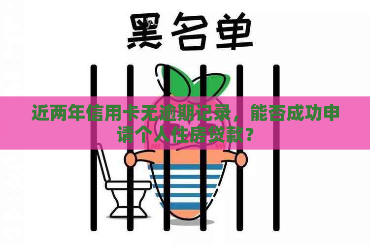 近两年信用卡无逾期记录，能否成功申请个人住房贷款？