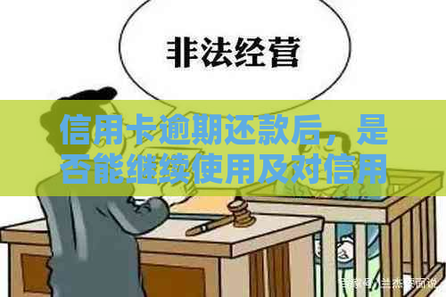 信用卡逾期还款后，是否能继续使用及对信用记录的影响？