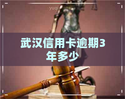 武汉信用卡逾期3年多少