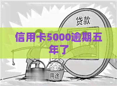 信用卡5000逾期五年了