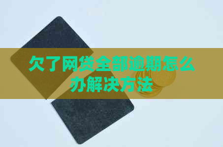 欠了网贷全部逾期怎么办解决方法