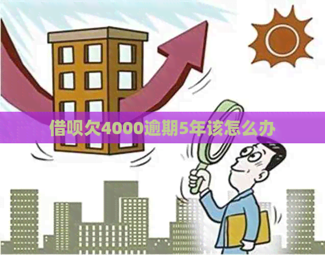 借呗欠4000逾期5年该怎么办