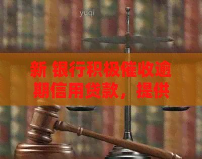 新 银行积极逾期信用贷款，提供人性化解决方案