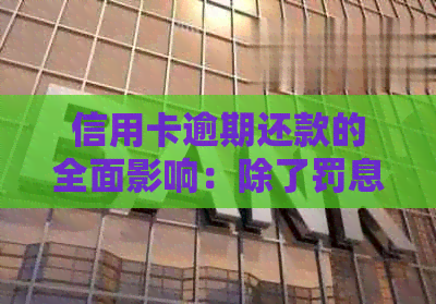 信用卡逾期还款的全面影响：除了罚息和信用记录，还有这些后果！