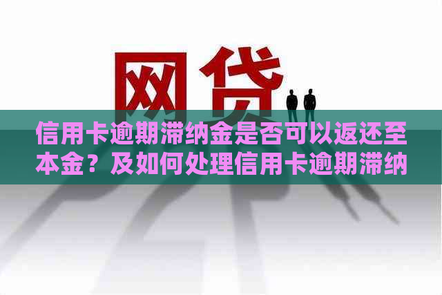 信用卡逾期滞纳金是否可以返还至本金？及如何处理信用卡逾期滞纳金问题