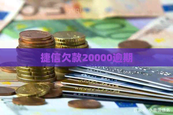 捷信欠款20000逾期