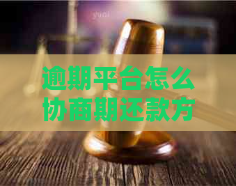 逾期平台怎么协商期还款方式