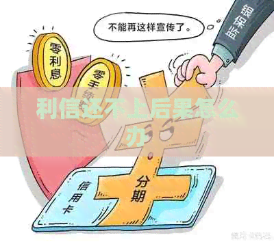 利信还不上后果怎么办