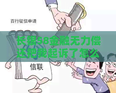 长银58金融无力偿还把我起诉了怎么办