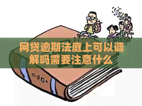 网贷逾期法庭上可以调解吗需要注意什么