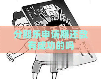 申请期还款有成功的吗