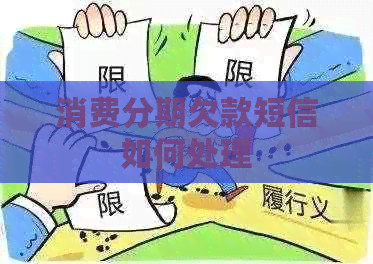 消费分期欠款短信如何处理