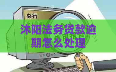 沐阳法务贷款逾期怎么处理