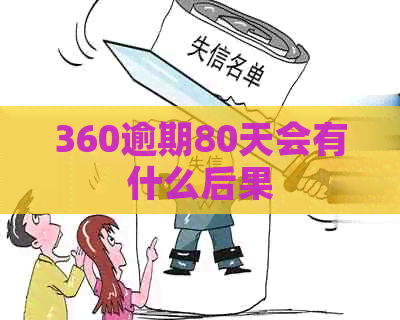 360逾期80天会有什么后果