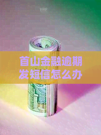 首山金融逾期发短信怎么办