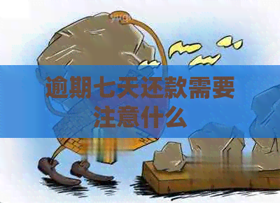 逾期七天还款需要注意什么