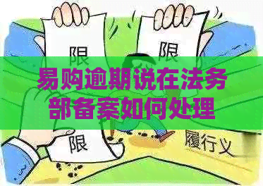 易购逾期说在法务部备案如何处理