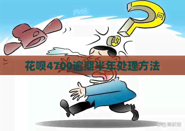 花呗4700逾期半年处理方法