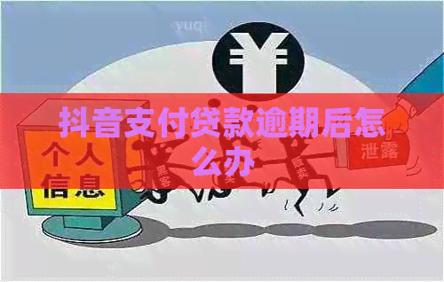 抖音支付贷款逾期后怎么办