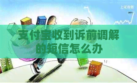 支付宝收到诉前调解的短信怎么办