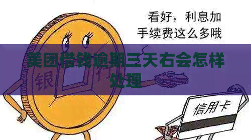 美团借钱逾期三天右会怎样处理