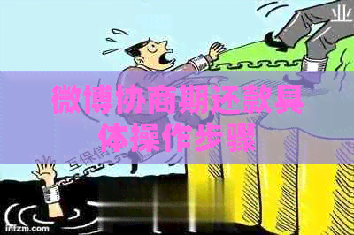 微博协商期还款具体操作步骤