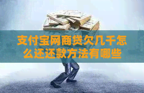 支付宝网商贷欠几千怎么还还款方法有哪些