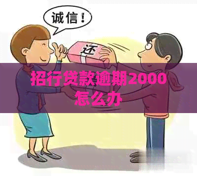 招行贷款逾期2000怎么办