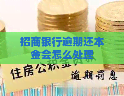 招商银行逾期还本金会怎么处理