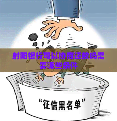 射阳银行可以协商还款吗需要哪些条件