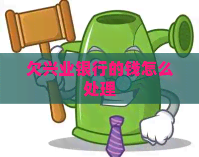 欠兴业银行的钱怎么处理